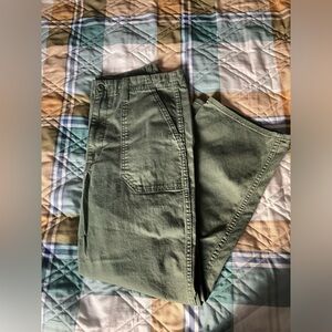 Levi’s olive green trousers